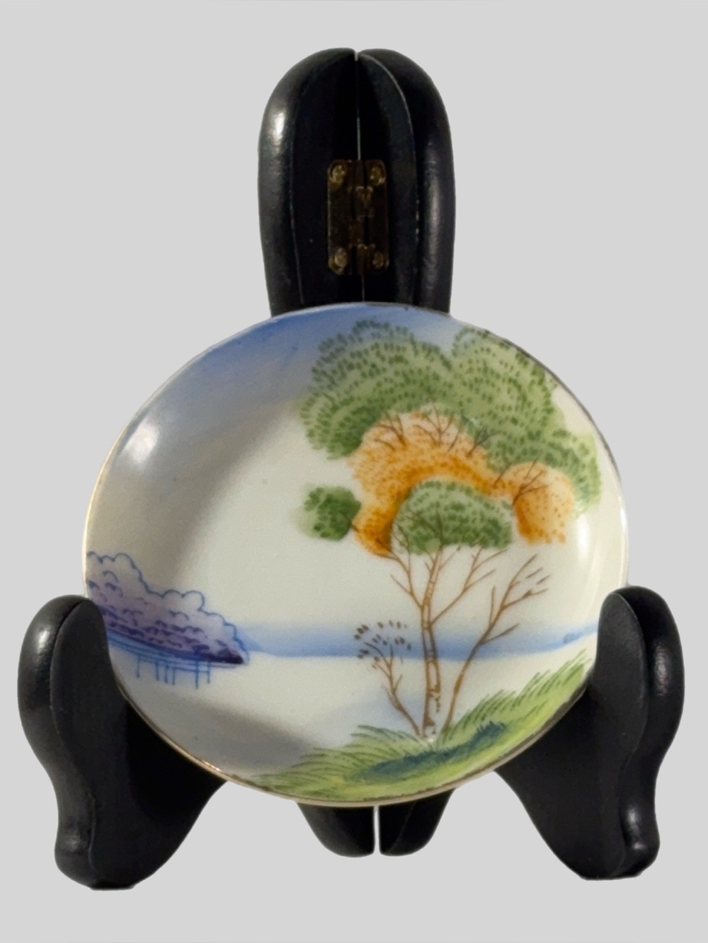 Vintage "Made in Occupied Japan" Mini Hand Painted Porcelain Collector Plate EUC
